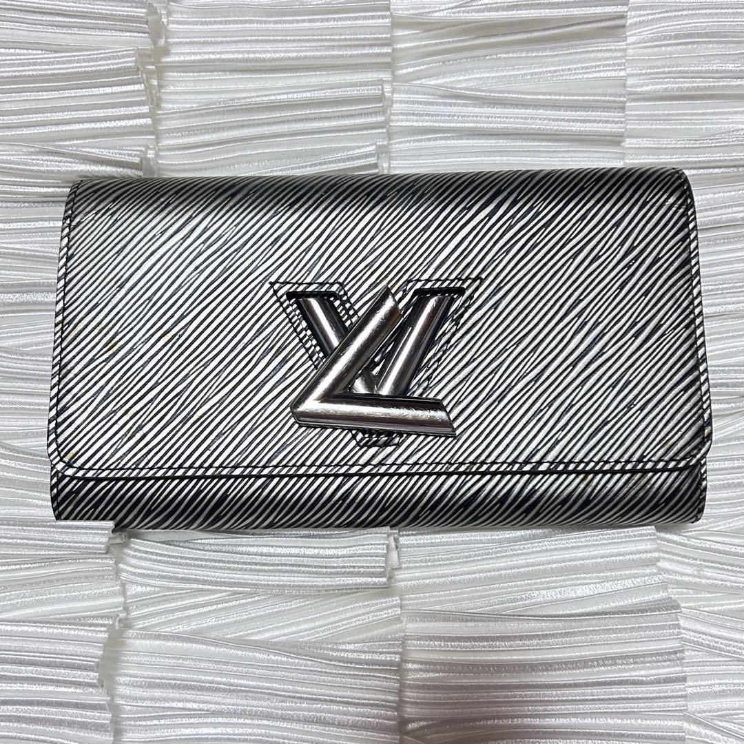 【美品】Louis Vuitton シルバー 長財布