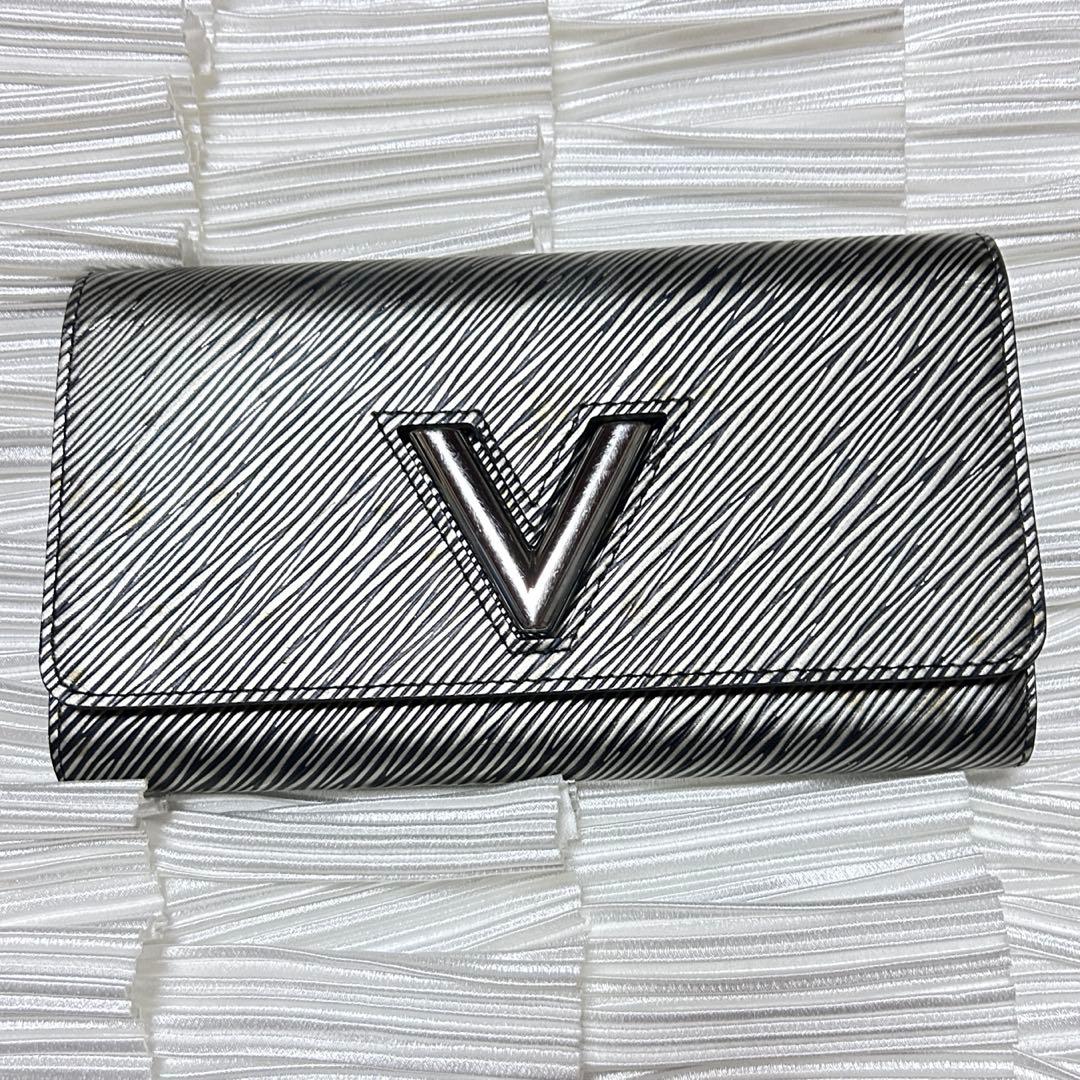 【美品】Louis Vuitton シルバー 長財布