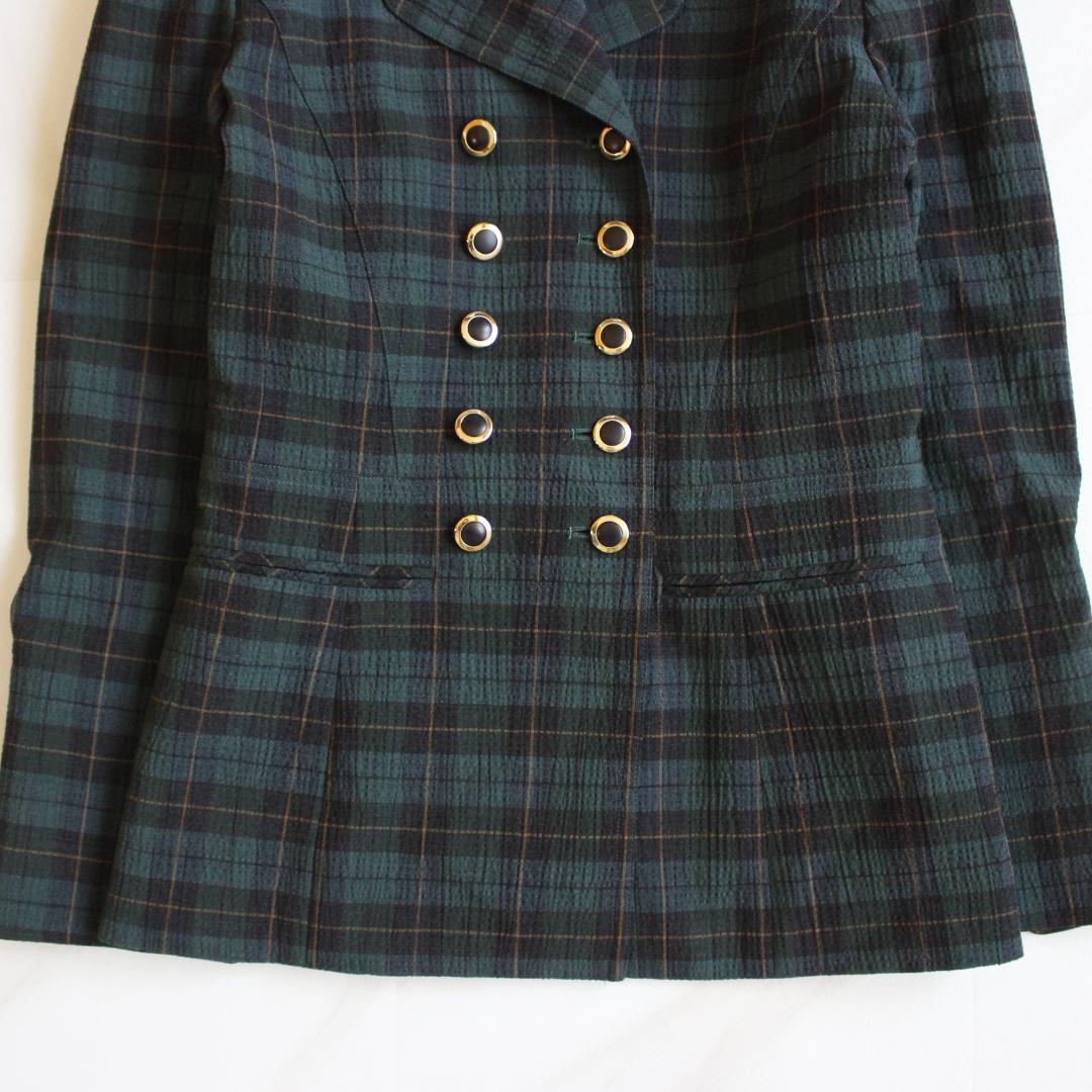 【極美品】Christian Dior シアサッカーナポレオンジャケット M