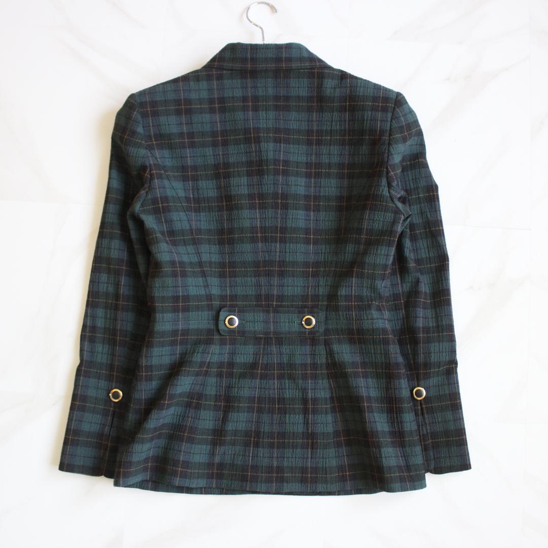 【極美品】Christian Dior シアサッカーナポレオンジャケット M