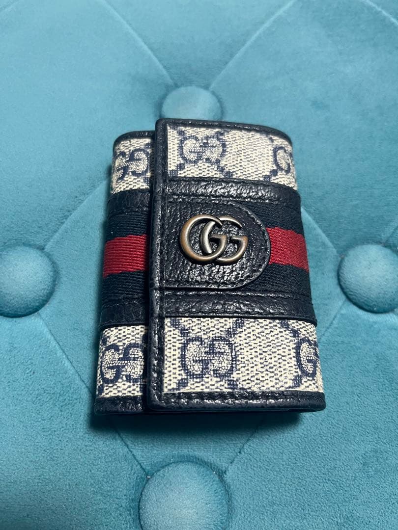 GUCCI グッチ 6連キーケース オフィディア シェリーライン