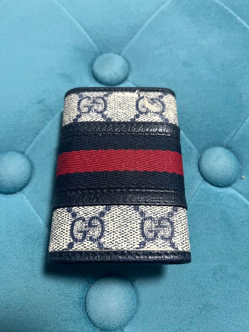 GUCCI グッチ 6連キーケース オフィディア シェリーライン