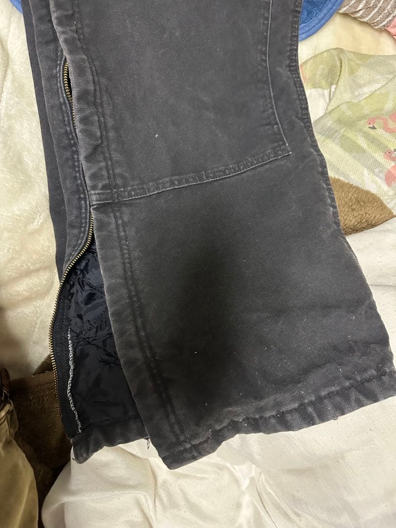 Carhartt カーハートオーバーオールワークウェア ダック地 黒ブラック