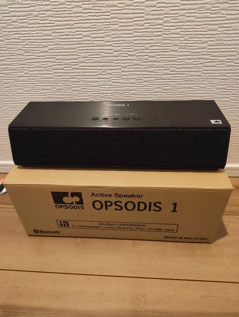 鹿島建設 OPSODIS 1 アクティブスピーカー 黒