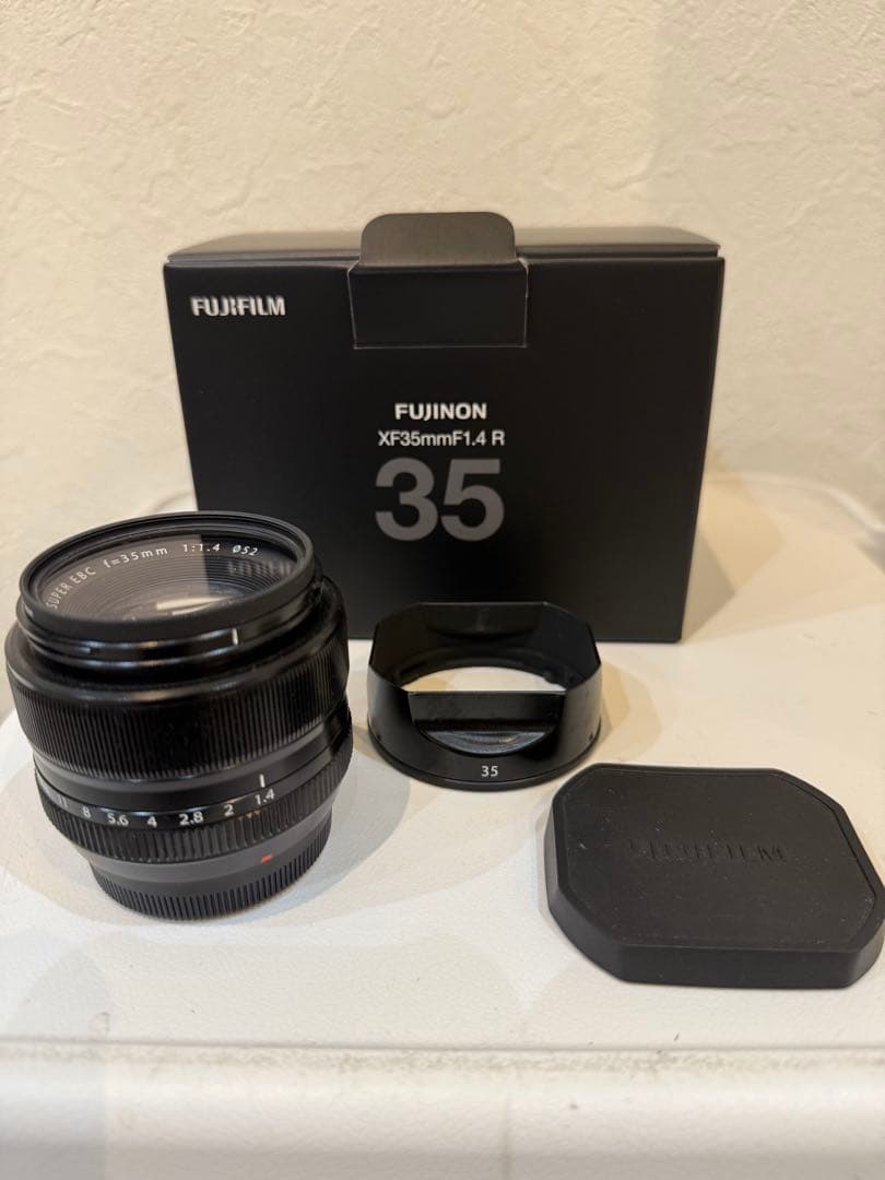 【美品】Fujifilm XF35mmF1.4 R 単焦点レンズ　フィルター付き