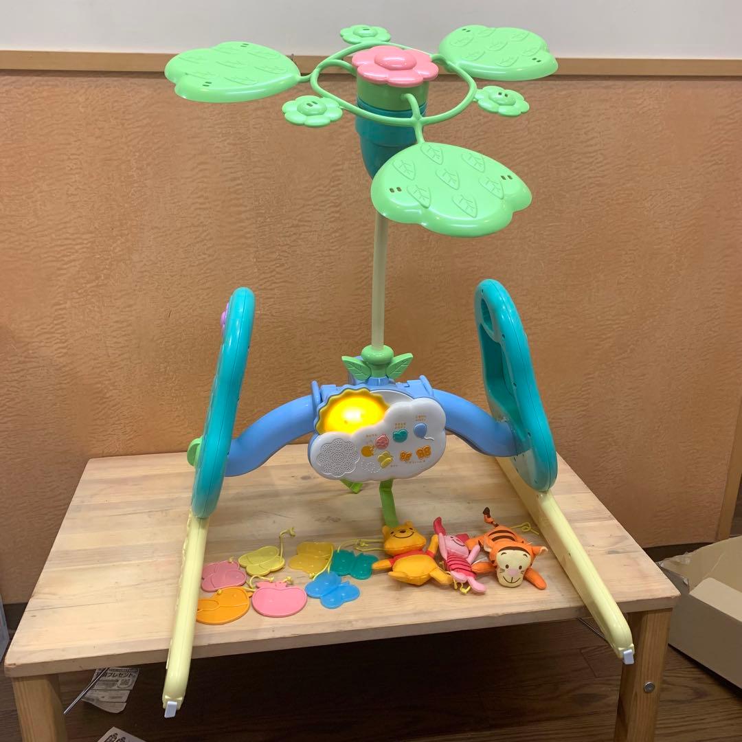 ☆超美品☆ タカラトミー くまのプーさんえらべる回転6WAYジムにへんしんメリー