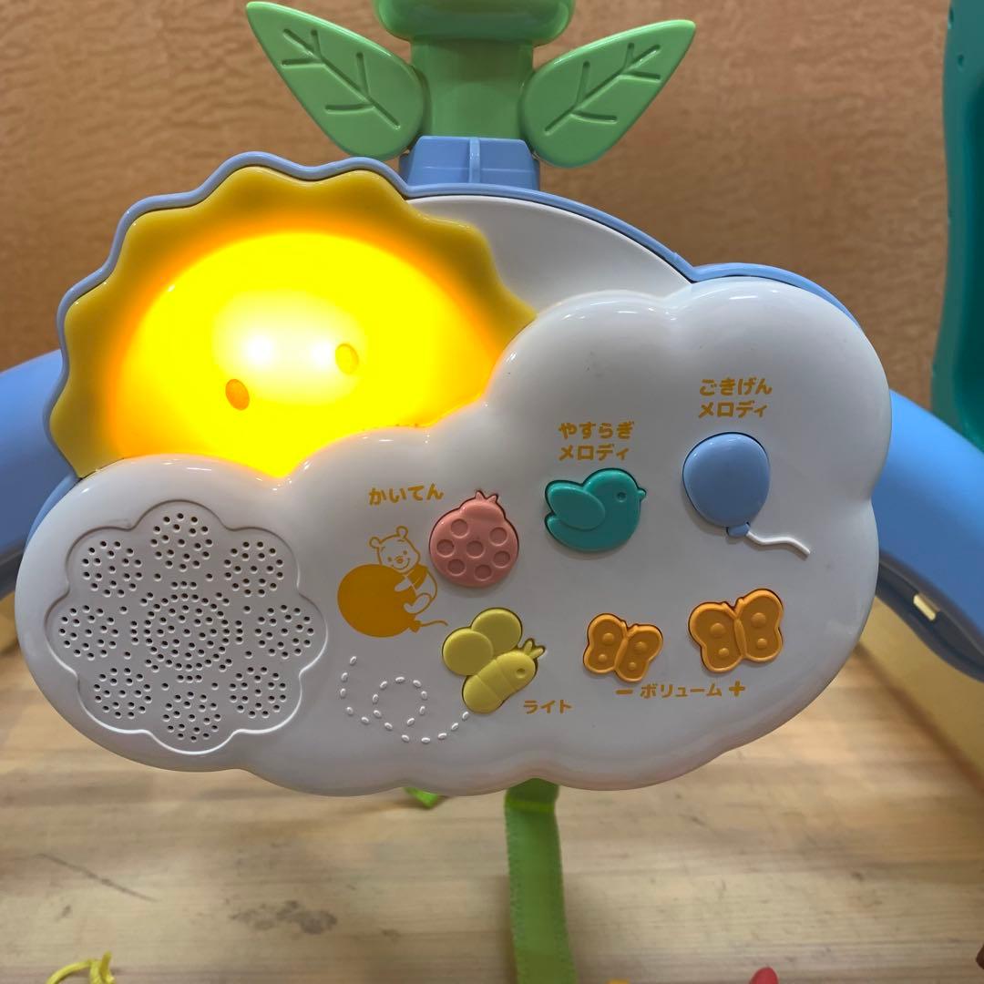 ☆超美品☆ タカラトミー くまのプーさんえらべる回転6WAYジムにへんしんメリー