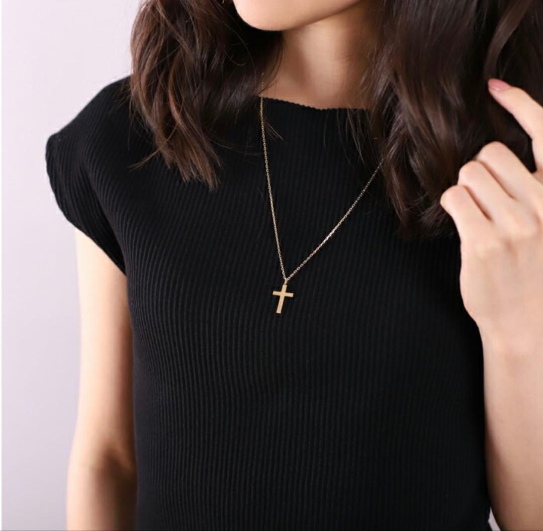 18金 クロスペンダントトップ k18 レディース メンズ ギフト 新品未使用