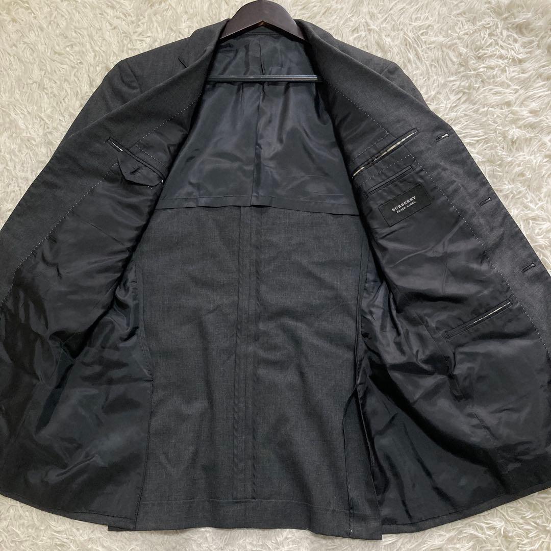 バーバリー セットアップ スーツ L ノバチェック ビジネス ブラック