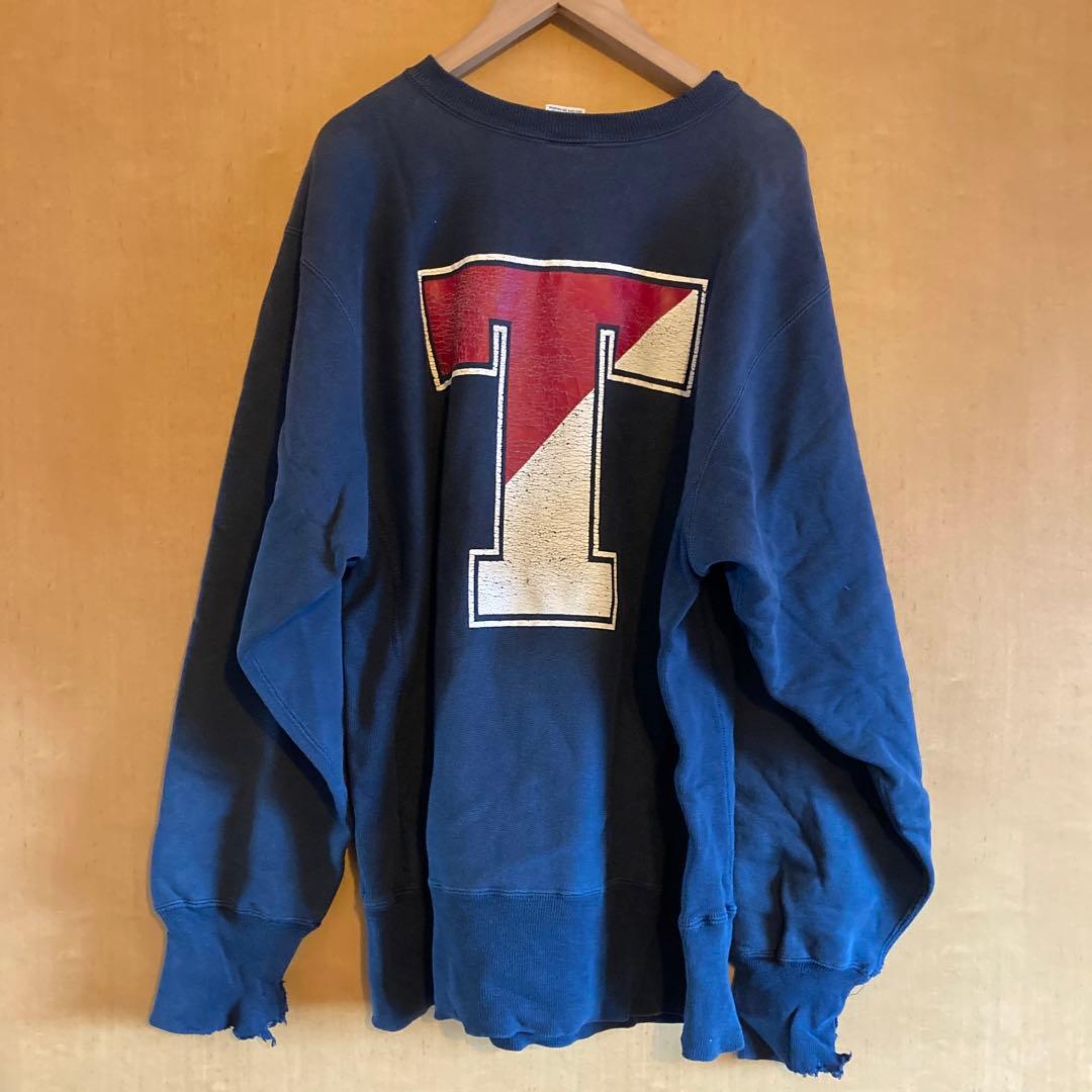 チャンピオン MIT リバースウィーブ ヴィンテージ フェード90s Lサイズ