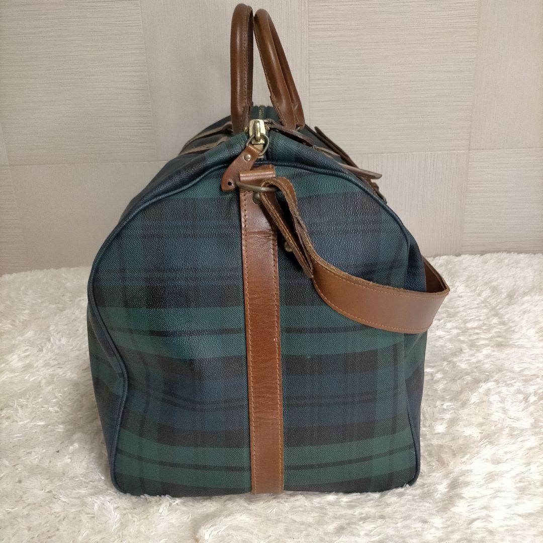 けん希少ポロラルフローレン ボストンバッグ　2way PVC レザー大容量