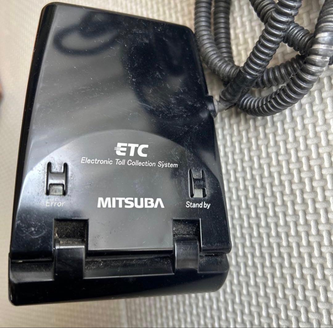 MITSUBA ETC車載器MSC-BE21 ハンドル取付ステー付き。