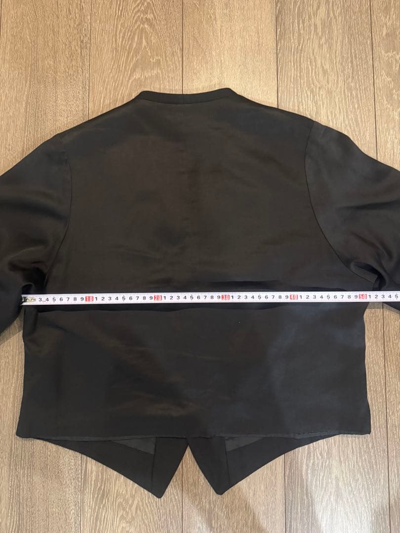 ヨウジヤマモト　短丈ノーカラージャケット