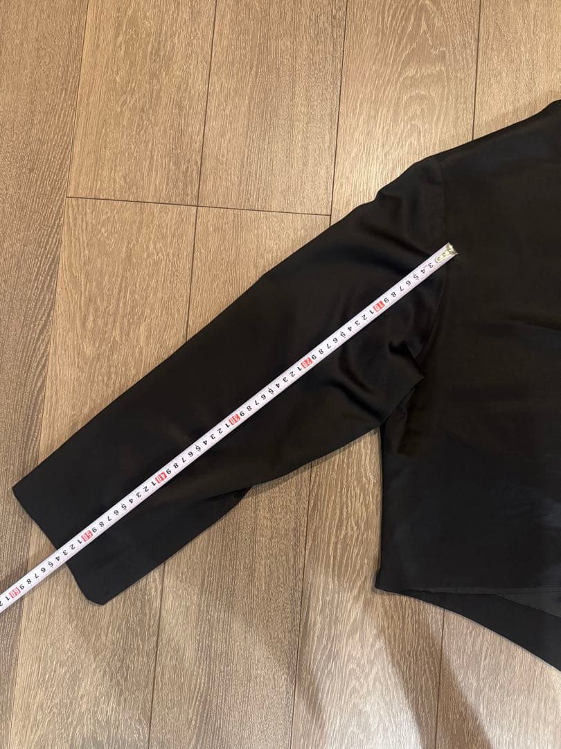 ヨウジヤマモト　短丈ノーカラージャケット