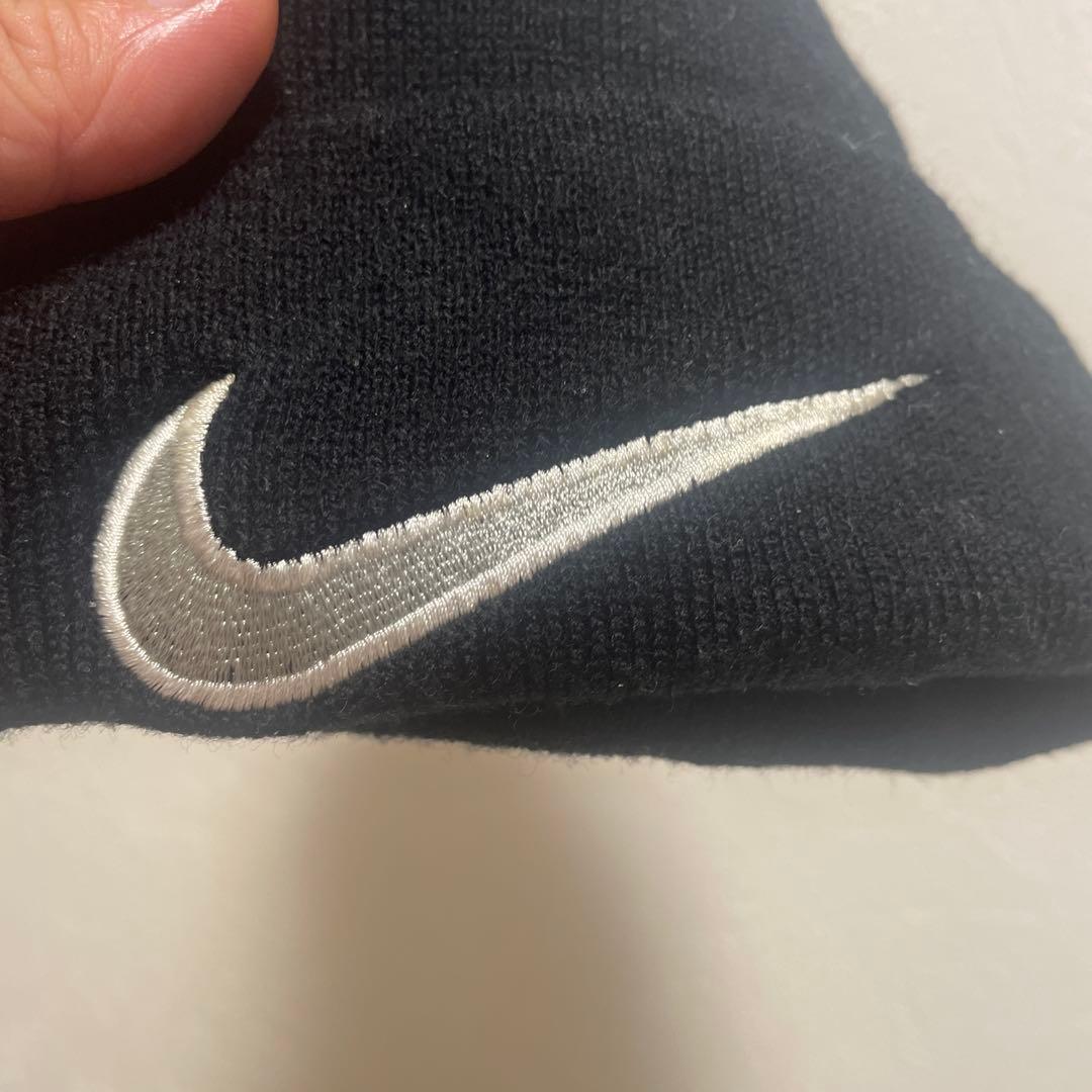 NIKE ビッグスウォッシュ ビーニー ニット帽 ビンテージ 90s 菅田将暉