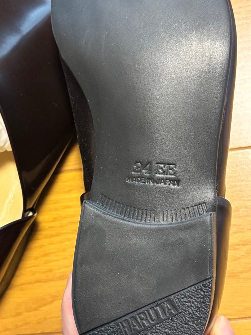 新品未使用　HARUTA ハルタ スポックシューズ 24.0cm ダークブラウン