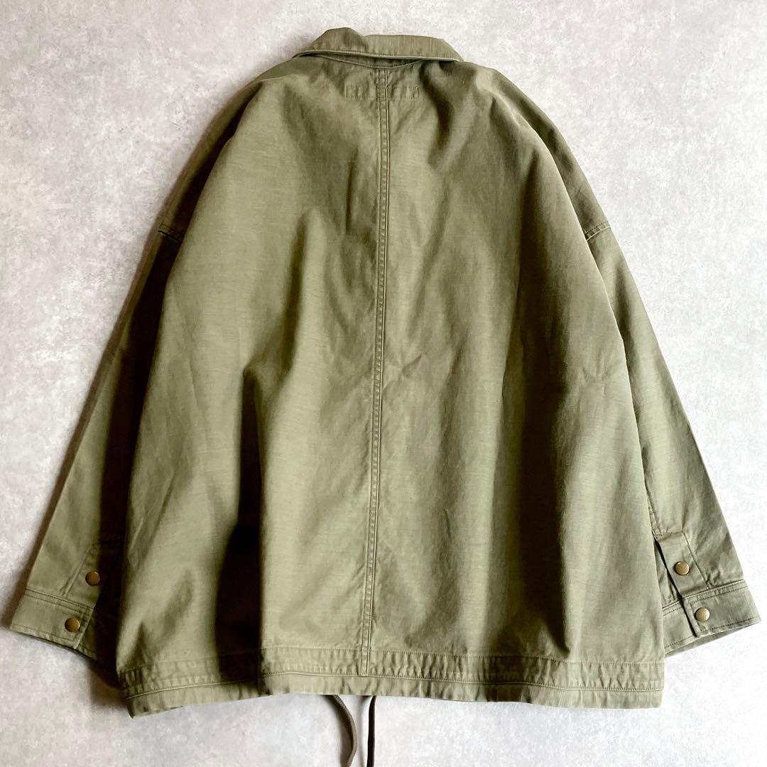 美品 ジャーナルスタンダードluxe バックサテンミリタリーブルゾン ジャケット