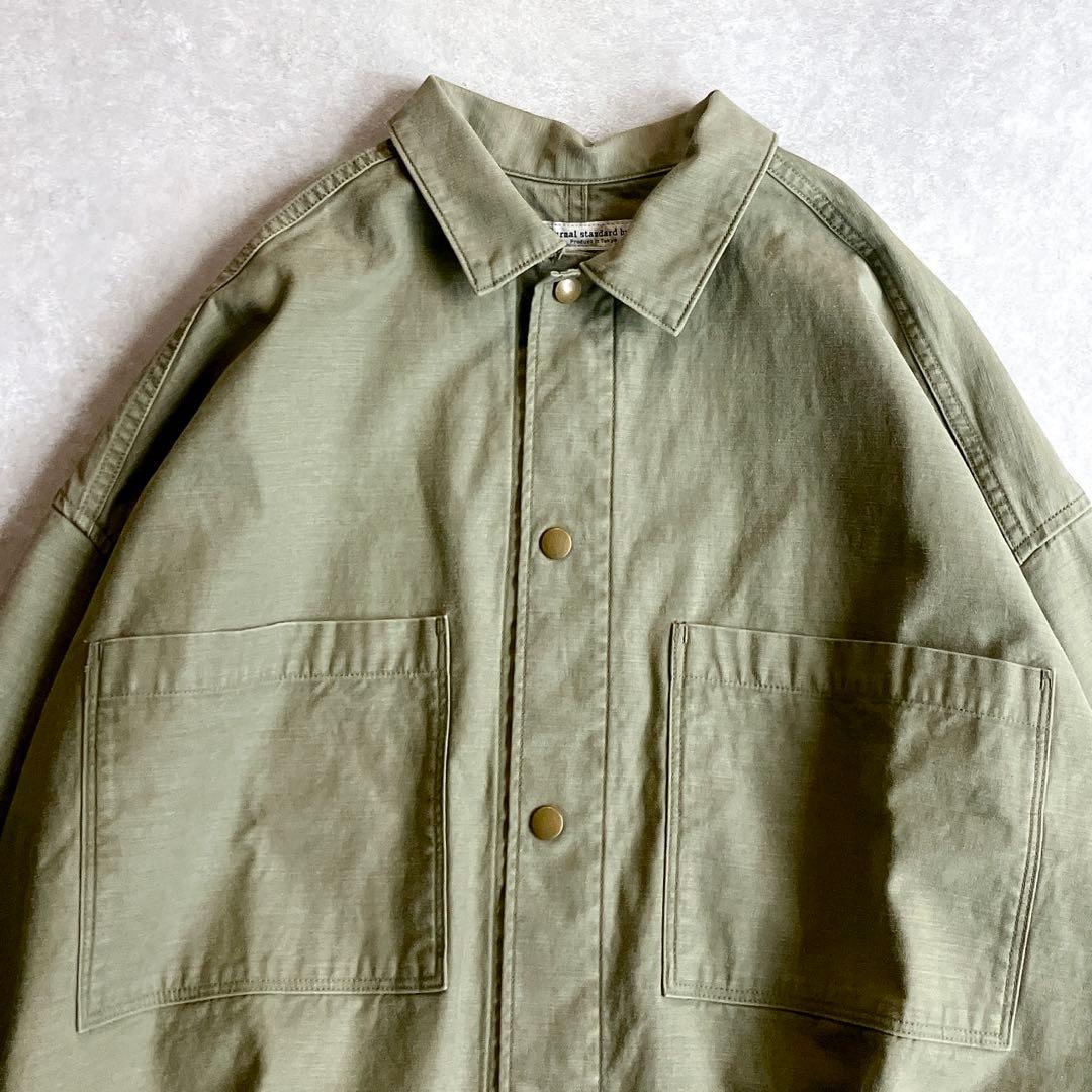 美品 ジャーナルスタンダードluxe バックサテンミリタリーブルゾン ジャケット