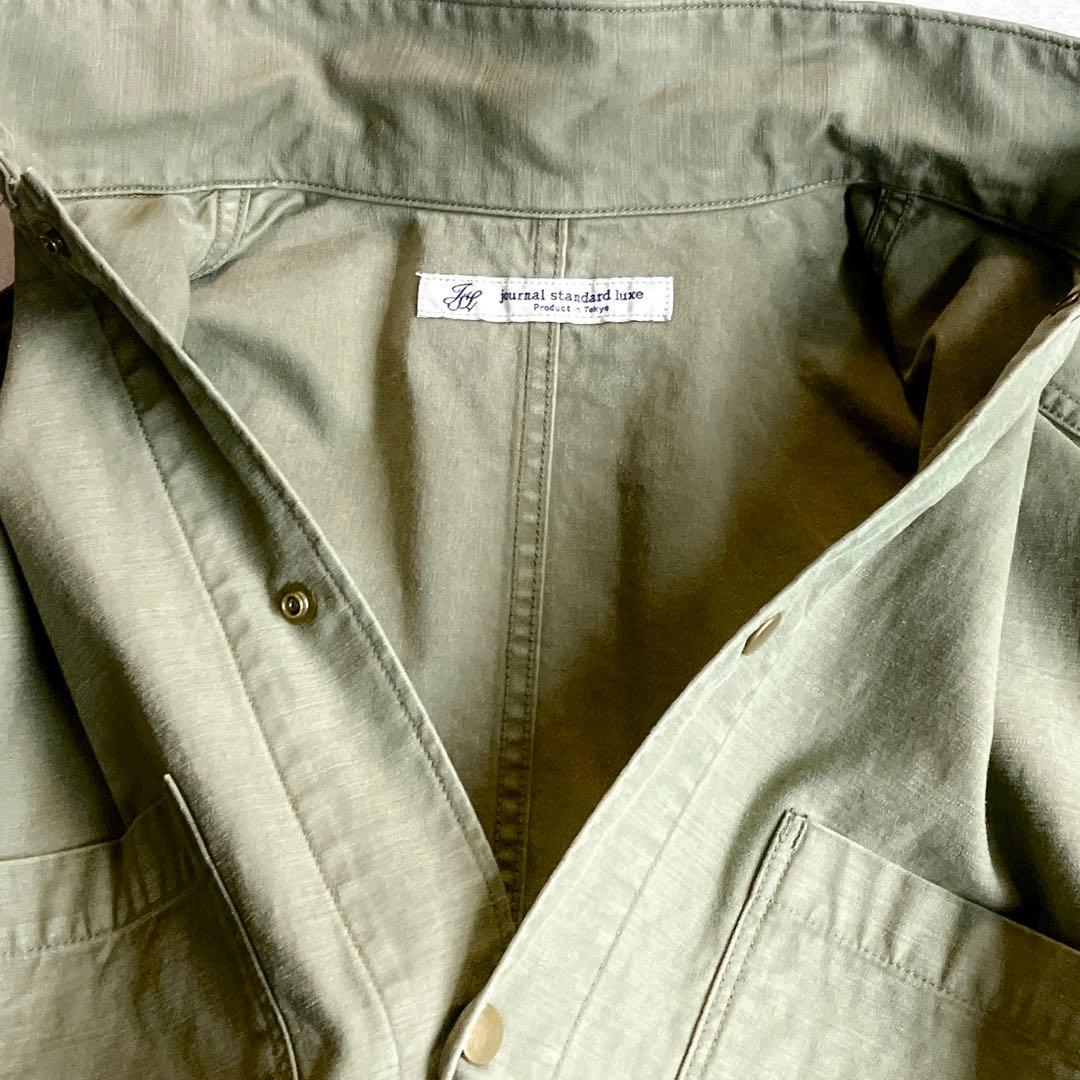 美品 ジャーナルスタンダードluxe バックサテンミリタリーブルゾン ジャケット