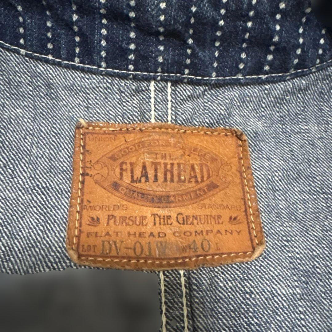 FLATHEAD ウォバッシュストライプデニムベスト