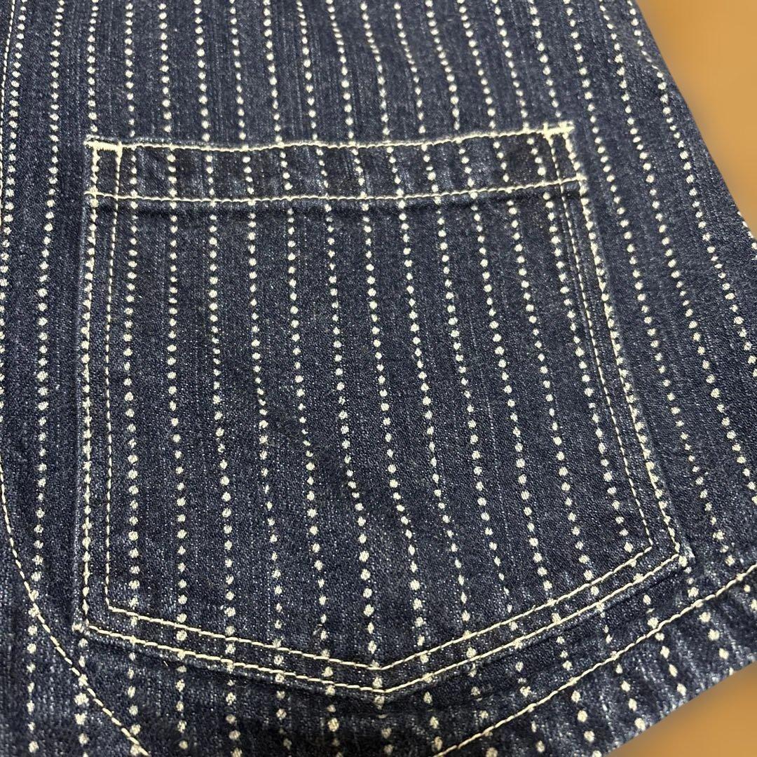 FLATHEAD ウォバッシュストライプデニムベスト