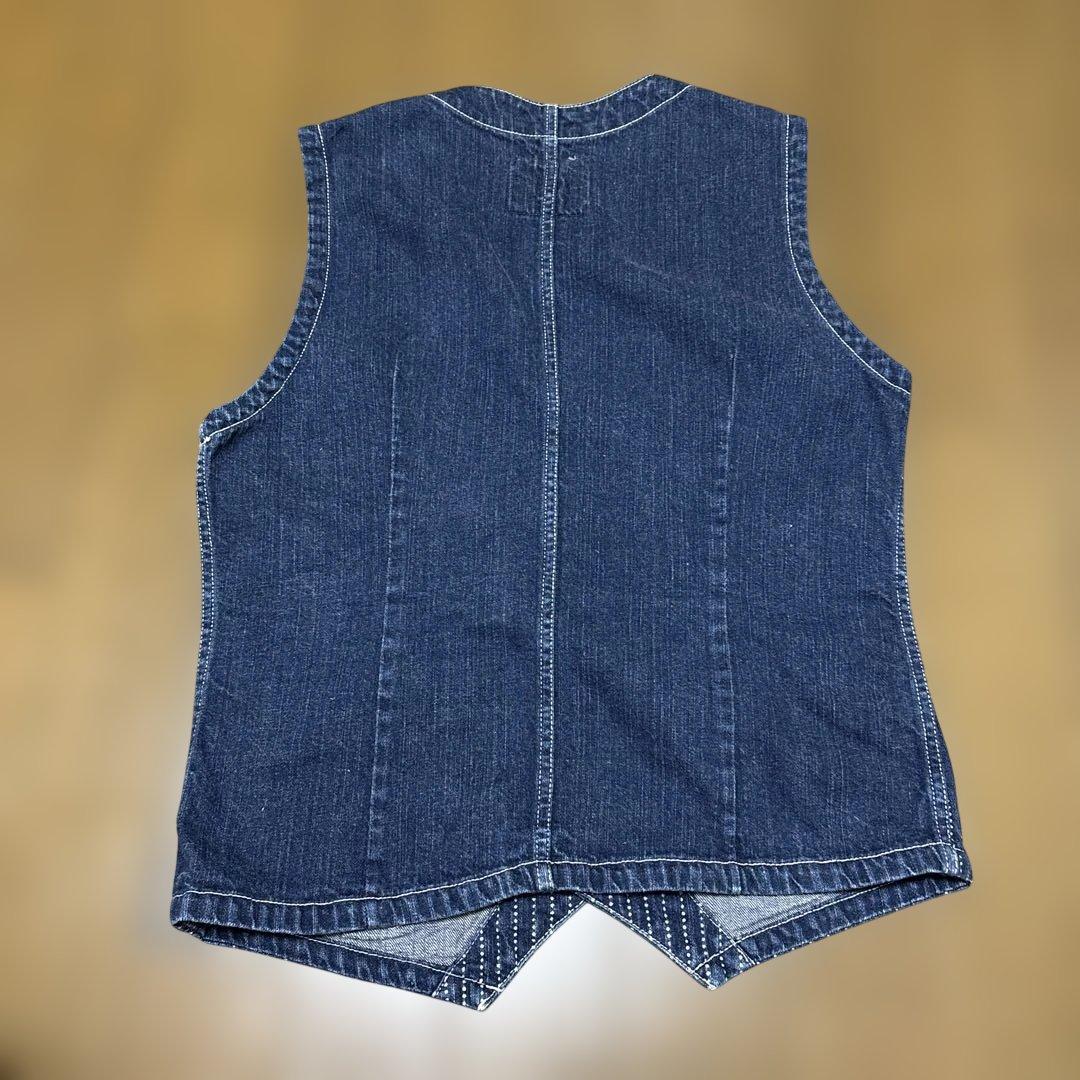 FLATHEAD ウォバッシュストライプデニムベスト