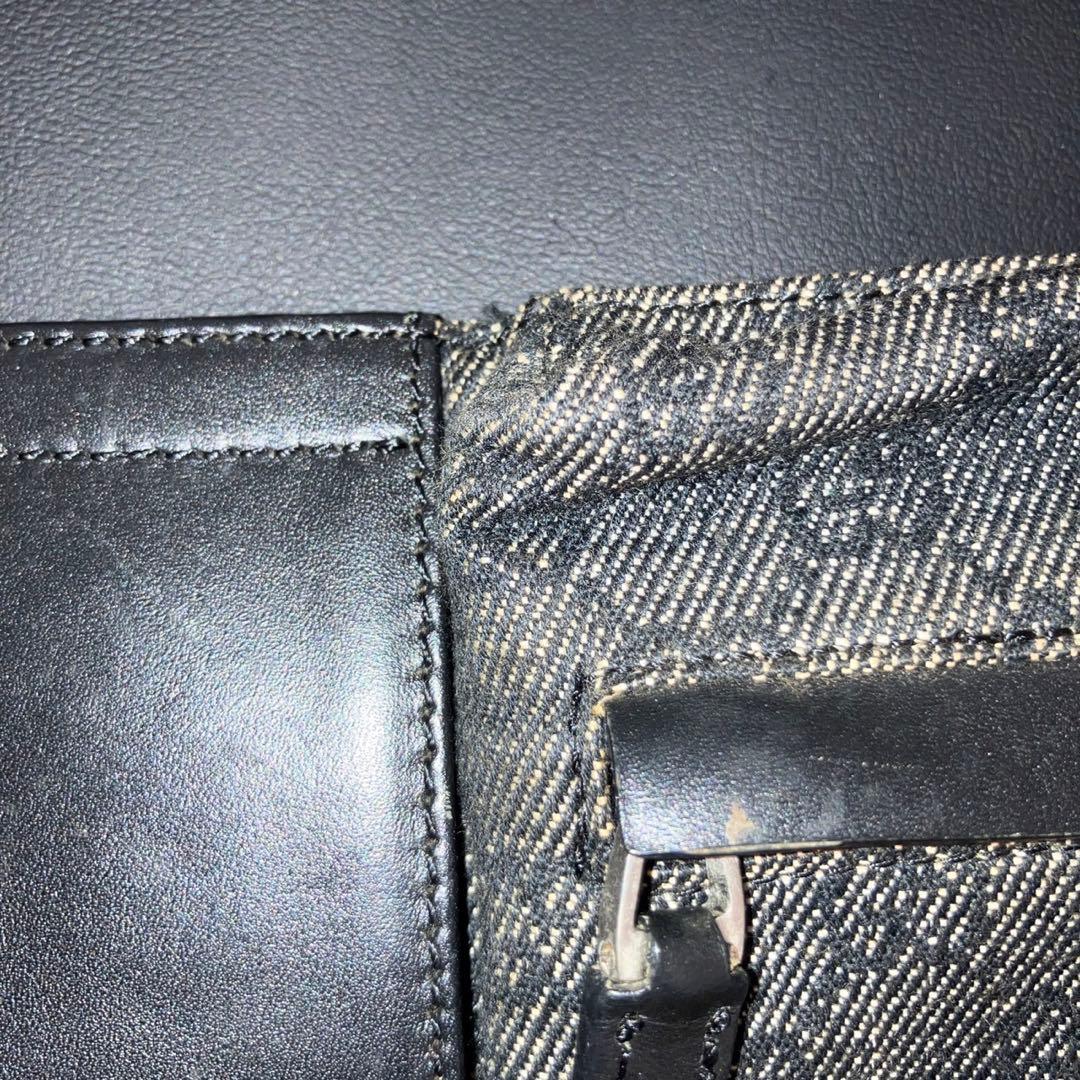 専用　良品　グッチ ボディバッグ GG キャンバス レザー ウエストポーチ