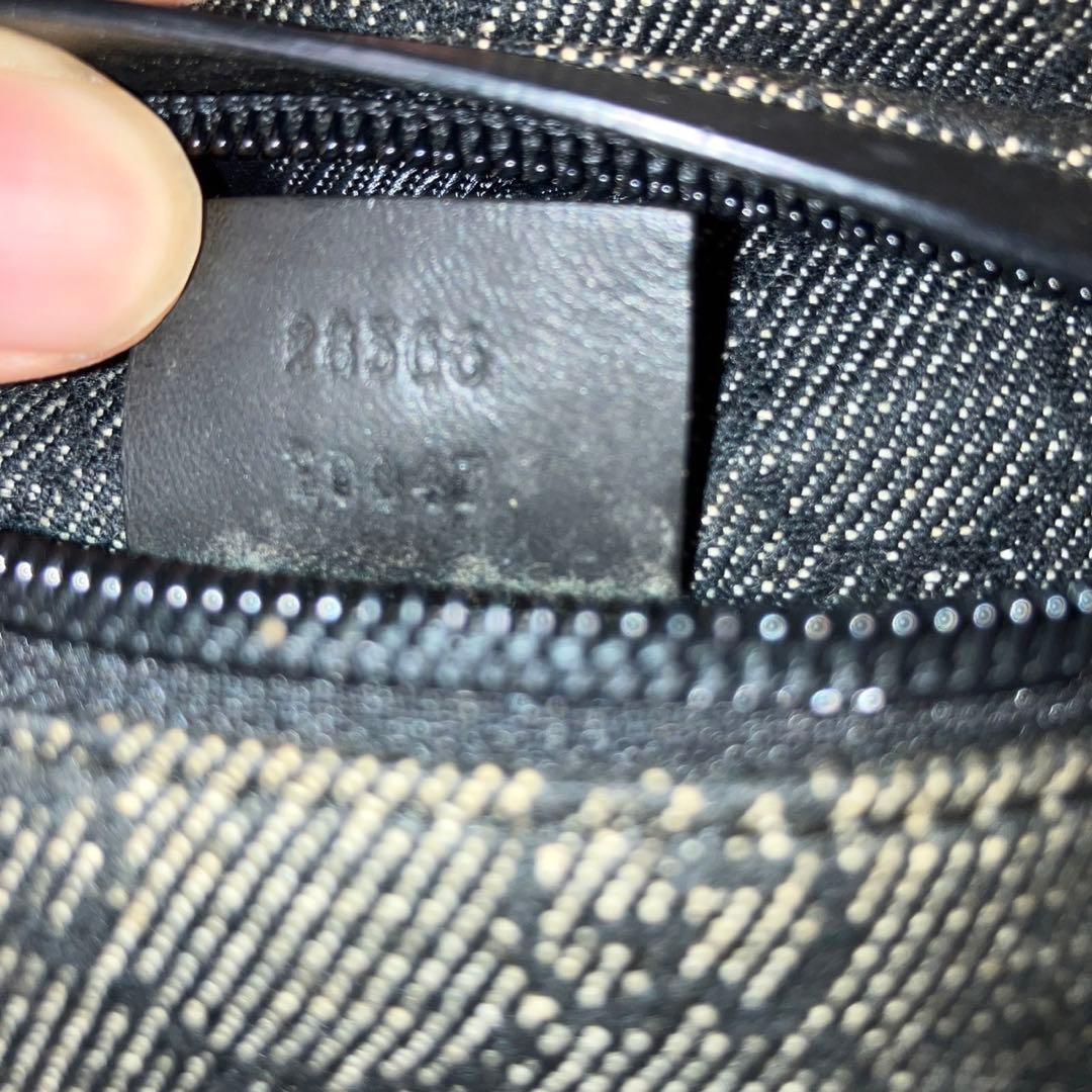 専用　良品　グッチ ボディバッグ GG キャンバス レザー ウエストポーチ