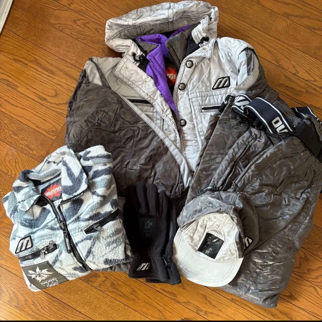 長野オリンピックボランティアウェアMIZUNOスキーウェアフリースジャケット