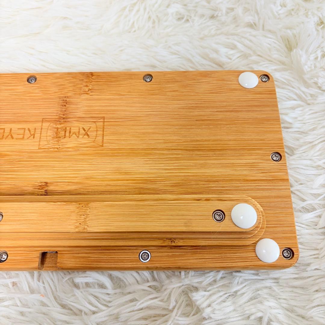 xmit keyboard 木製　ホワイト　美品