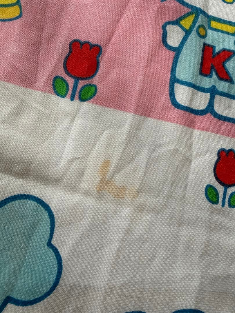 ☆SANRIO HELLO KITTY ビンテージシーツ　フィット　キティ