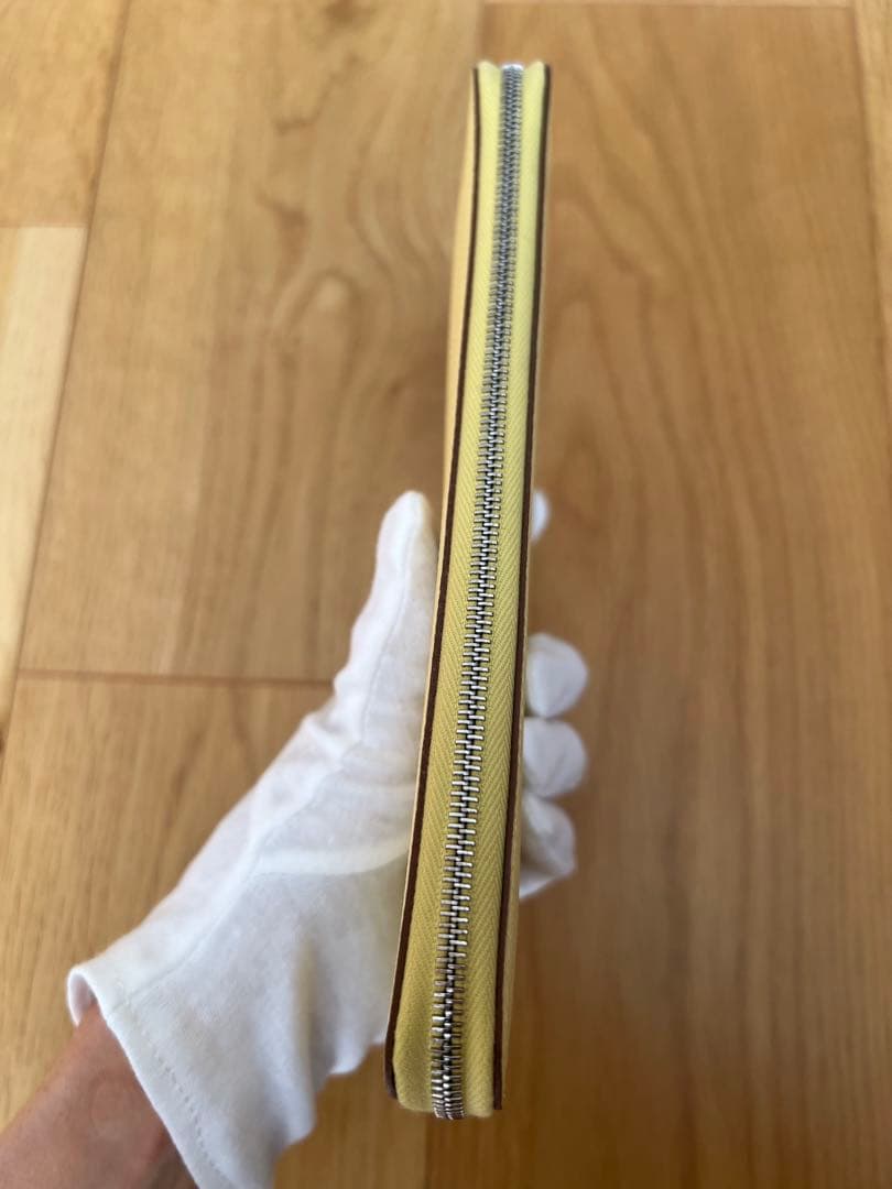 新品未使用　HERMES エルメス　アザップ　シルクイン　ロング　イエロー