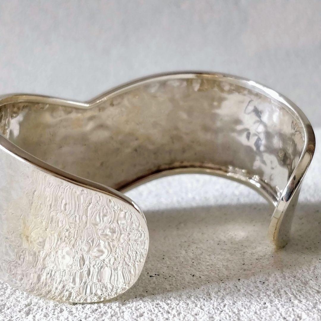 メキシカンジュエリー Hammered Cuff Bracelet