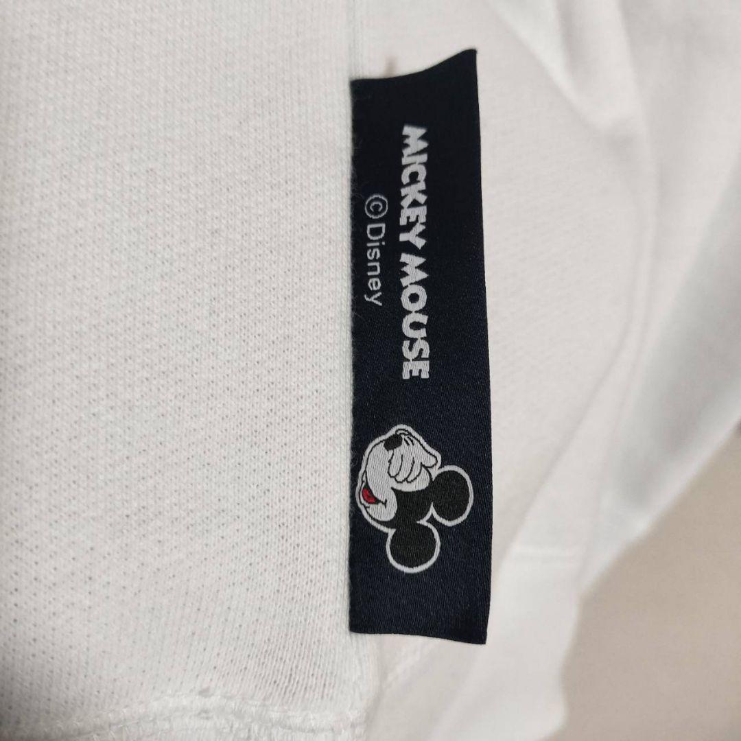 【新品タグ付】パーリーゲイツ ミッキー コラボ スウェット 裏起毛 白