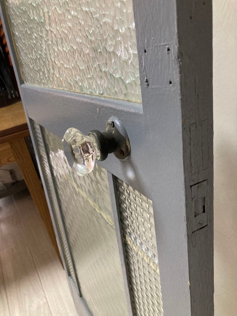 大阪引取限定　建具　レトロ建具　昭和建具　ビンテージ建具　昭和ガラス　店舗計器