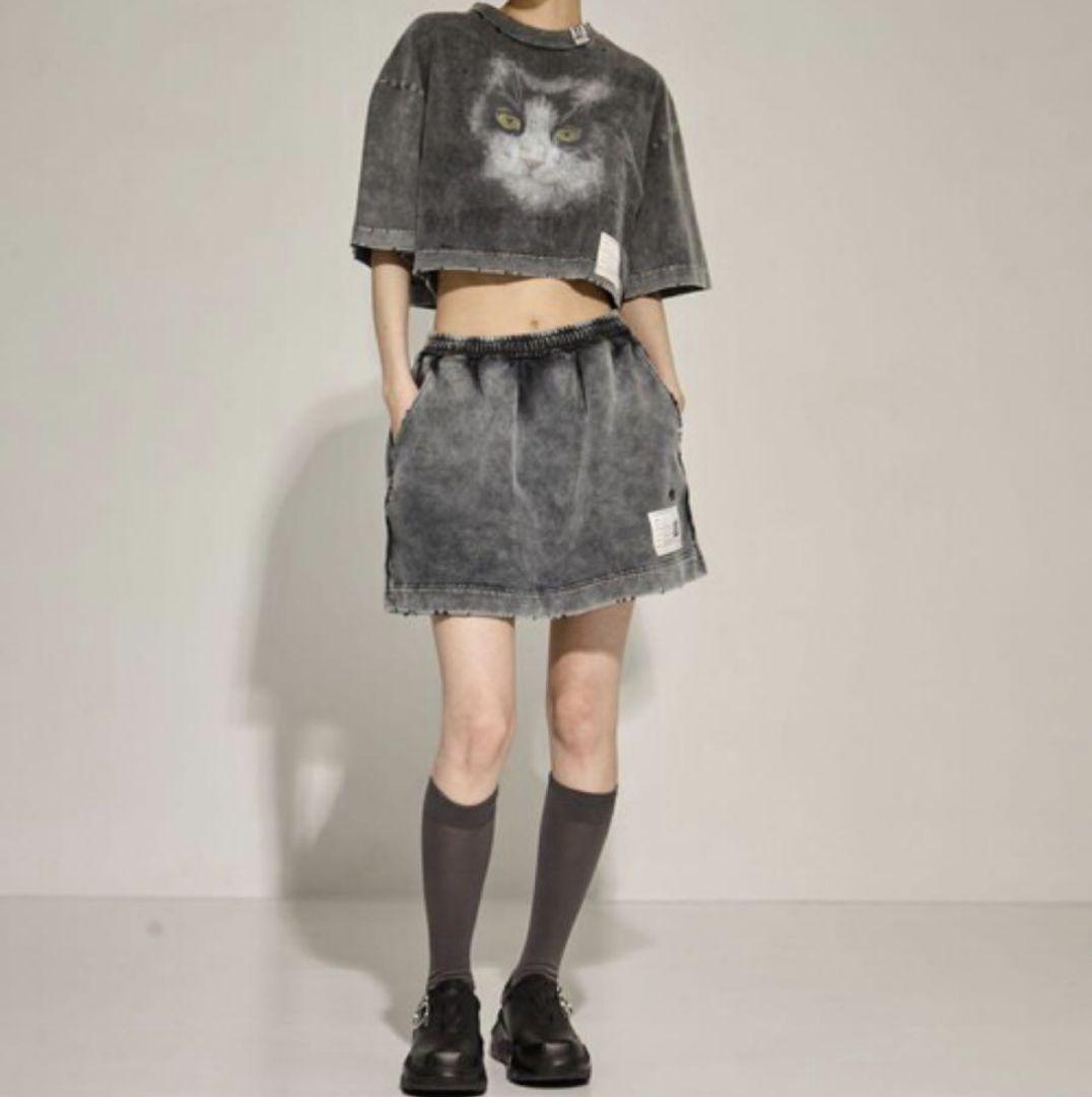 メゾンミハラヤスヒロ　ブリーチショートパンツ