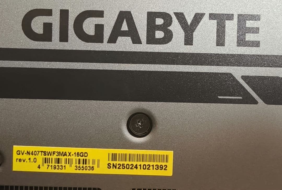 グラフィックボード・グラボ・ビデオカード rtx4070ti super GV-N407TSWF3MAX OC-16GD