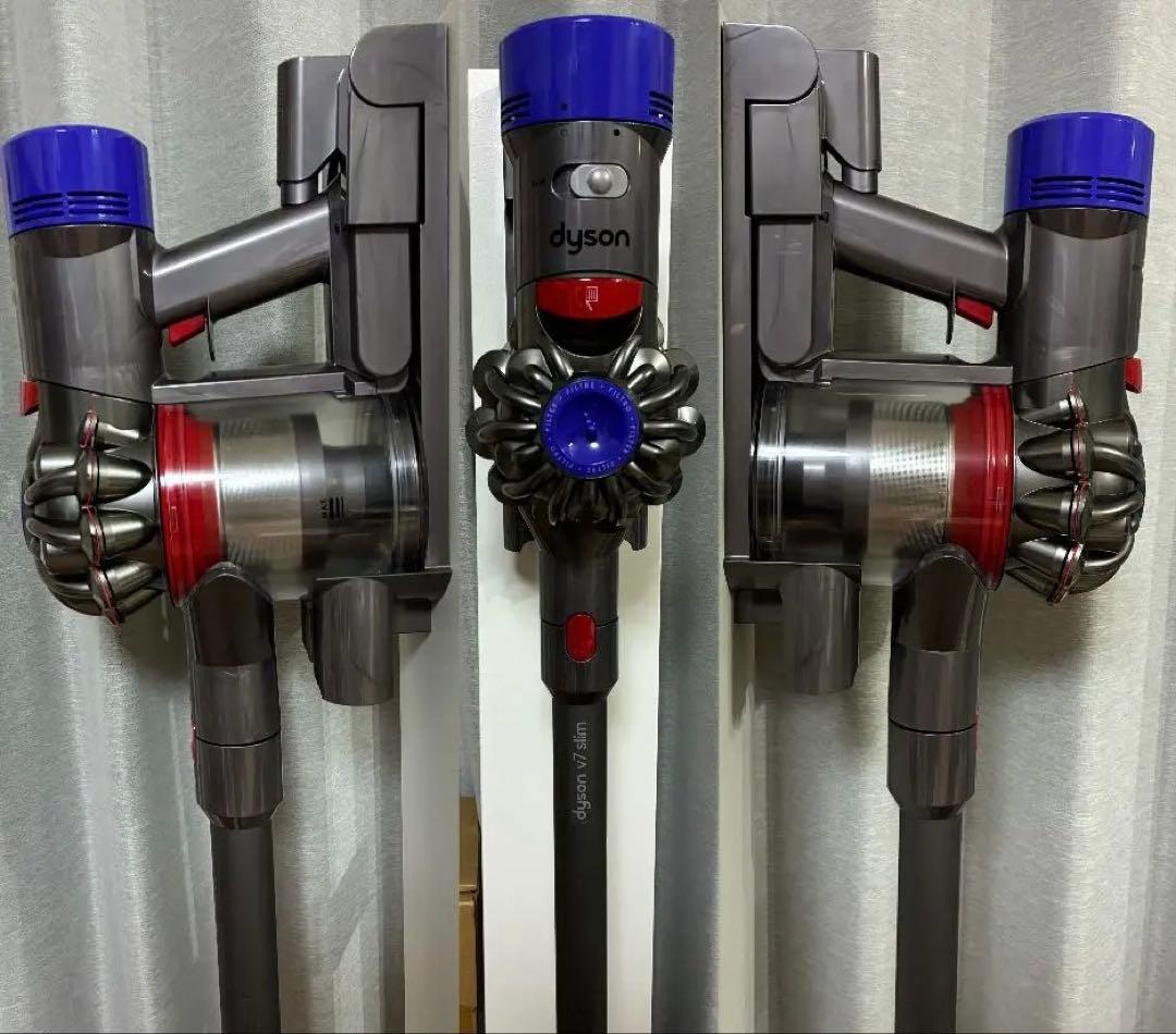 【美品】ダイソン dyson V7 slim 作動良好　洗浄除菌済み