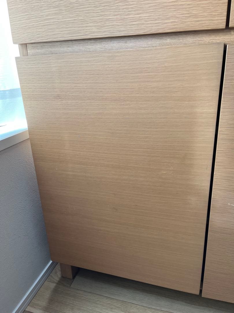 無印良品　オーク材キャビネット大 木製扉