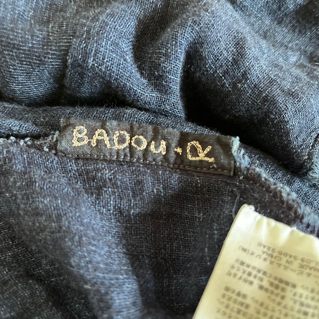 45RPM インディゴブルー　シャツ　ブラウス