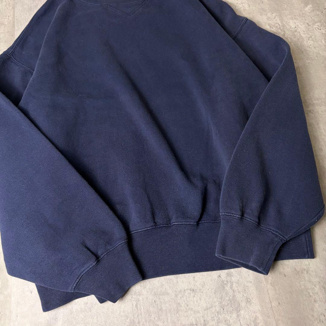 90s 韓国製 OLD GAP オールドギャップ ブランク 無地 スウェット 紺