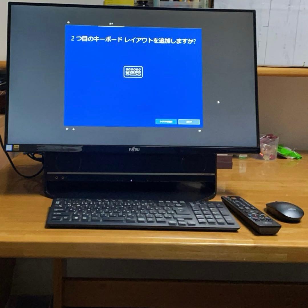 FUJITSU FMVF90B2B 一体型デスクトップPC 2019年製