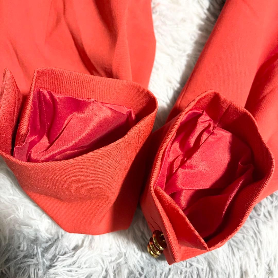 HERMES エルメスカラー　レディース　テーラードジャケット　金ボタン　42