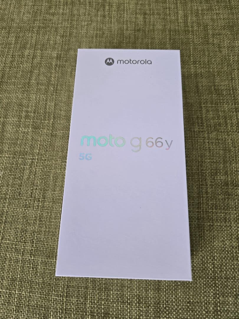 新品未開封　motorola moto g66y 5G 本体