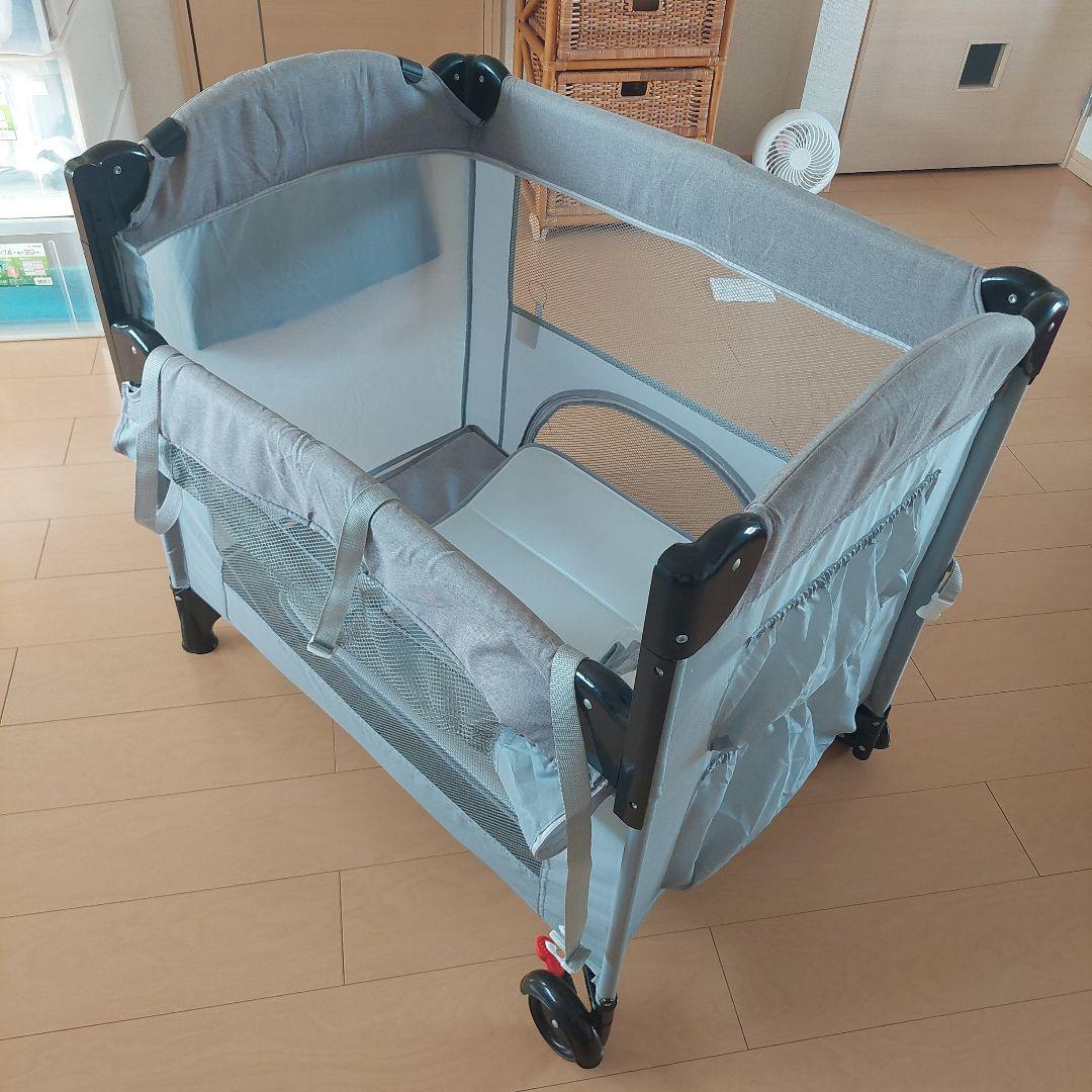 『kennkari』折りたたみ　ベビーベッド　ベビーサークル