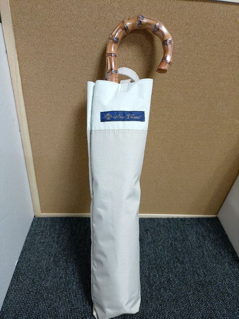282☆ 未使用 ロサブラン 日傘 完全遮光 晴雨兼用 2段折りたたみ傘