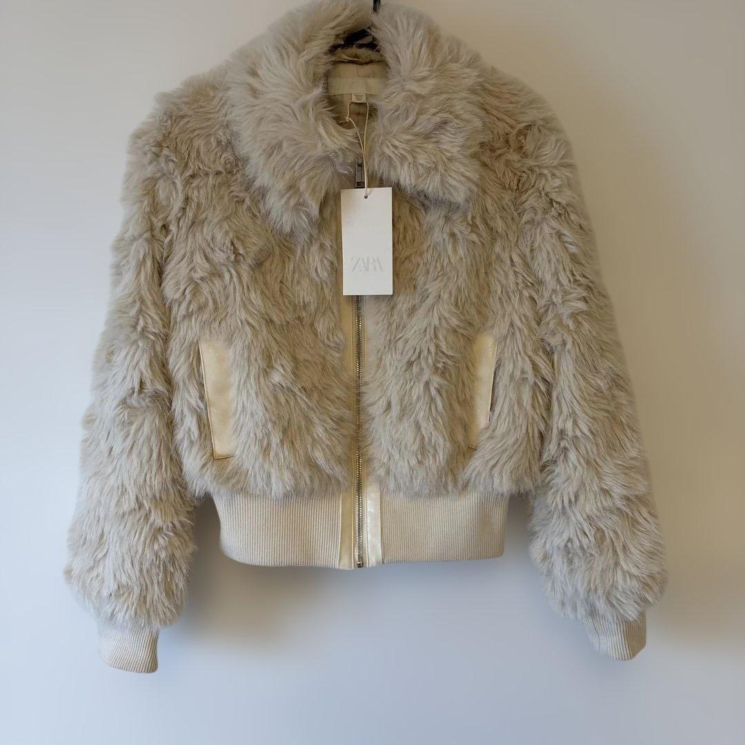 フェイクファーボンバージャケット