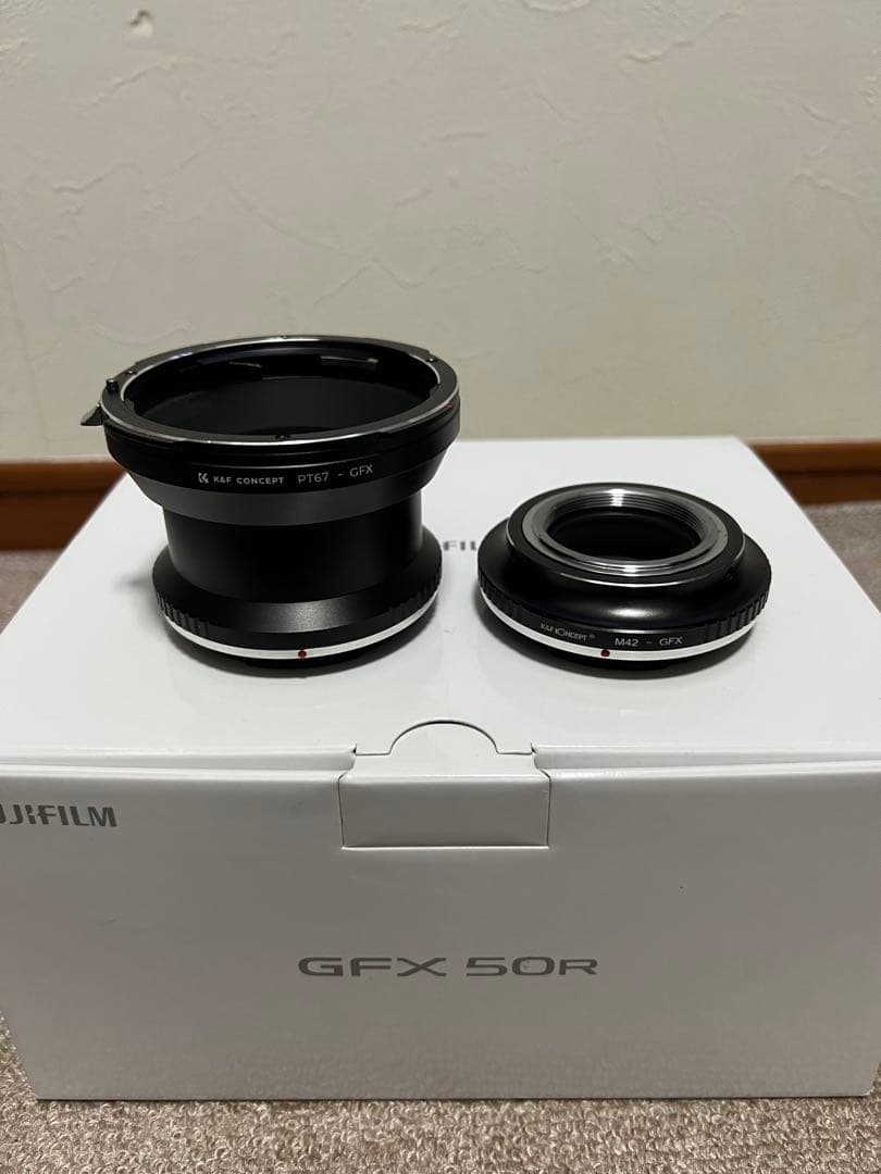 【週末限定値下】Fujifilm gfx50r PT67 M42変換マウント付き