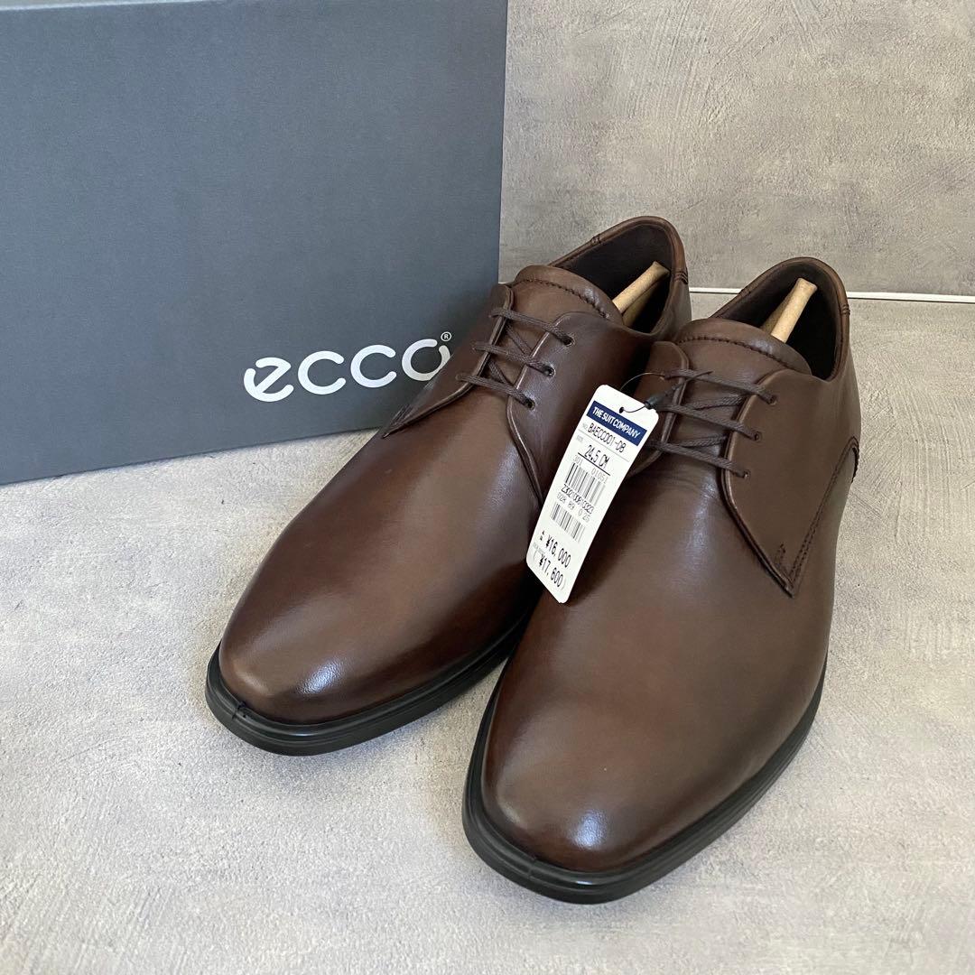 【新品】ecco × THE SUIT COMPANY レザー シューズ