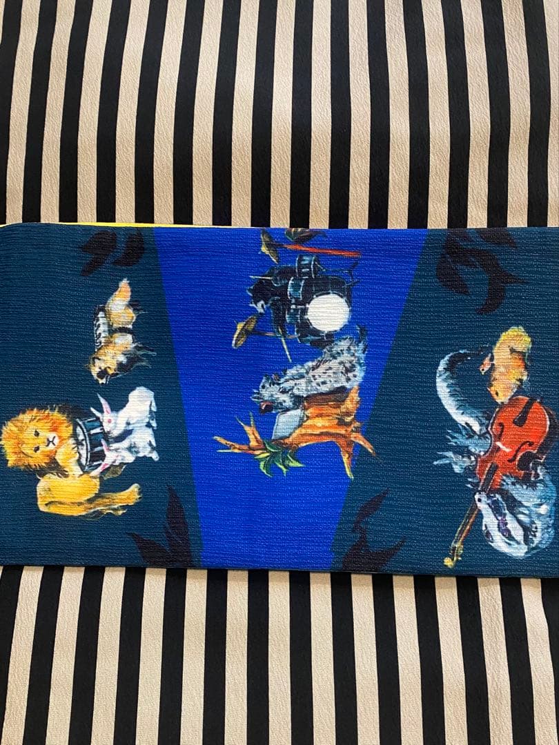 CHOKO×Rui 半幅帯 動物柄 未使用 タグ付き 両面